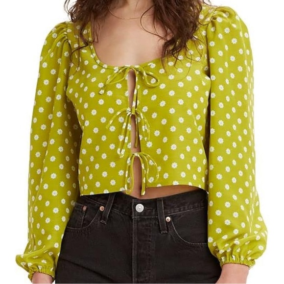 Levi’s Embry Tie Blouse - Picture 2 of 3